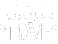 In Love Hearts Sticker