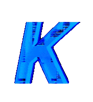 Glitch K Sticker by #BASILIO