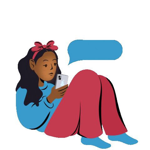 Bored Girl Sticker by Jack0_o