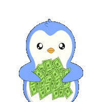 Money Crypto Sticker by Pudgy Penguins