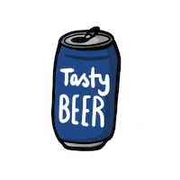 tim_travers beer cheers can craft beer Sticker