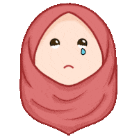 Sad Girl Sticker