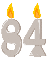 Birthday Flickering Sticker