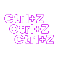 Ctrl Z Sticker by TeleSoftas