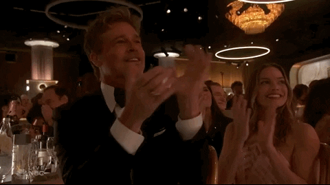 Brad Pitt GIF by Golden Globes