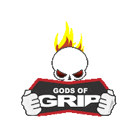 godsofgripuk grip gog grip strength gods of grip Sticker