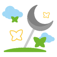 san antonio moon Sticker