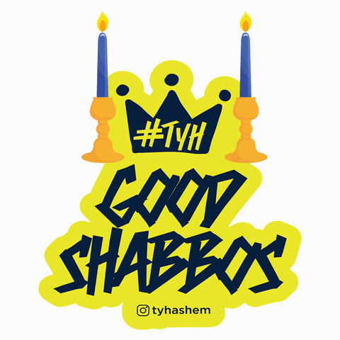 Shabbat Shabbos GIF by tyhnation