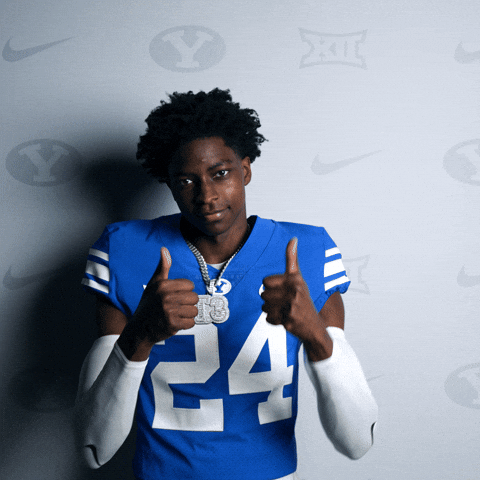 Byu Football Yes GIF by BYU Cougars