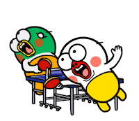 Ping-Pong 짜증 Sticker by kwaesam