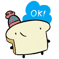 Toast Yes Sticker