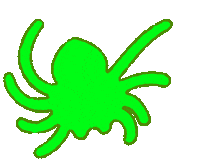 Halloween Spider Sticker by Katie Jones