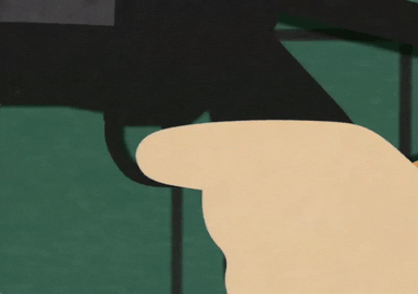 gun hand GIF by South Park 