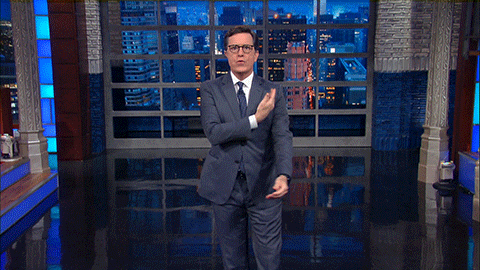 stephen colbert wink GIF by The Late Show With Stephen Colbert