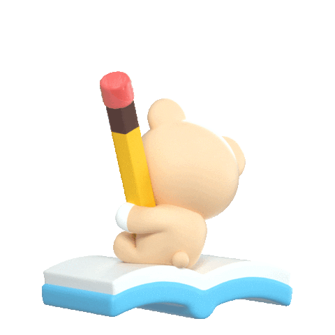 Back To School 3D Sticker by Pink&Ven
