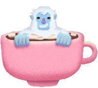 Hot Chocolate Winter Sticker by Black Math