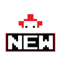 8 Bit Pixel Sticker