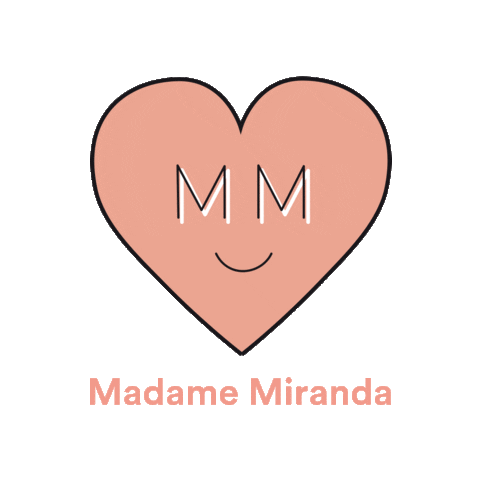 heart love Sticker by MadameMiranda