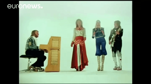 Abba Seventies GIF by euronews