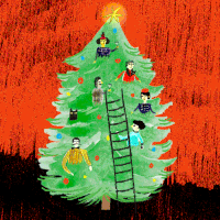 happy christmas GIF by Stephanie Hofmann
