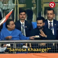 Rohit Sharma Samosa GIF