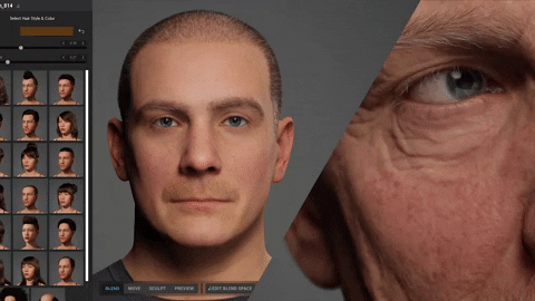 Character Creator Metahumans GIF by Unreal Engine