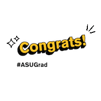 Sun Devils Graduation Sticker by Arizona State University