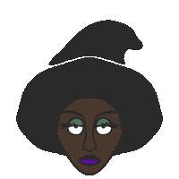 Halloween Witch Sticker
