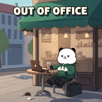 Out Of Office Taking A Break GIF by Kanpai Pandas