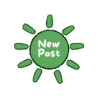Social Media New Post Sticker