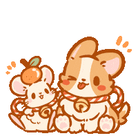 Chinese New Year Cheer Sticker by Lazy Corgi