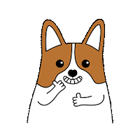 Dogs Thumbs Up Sticker by wiggle wiggle