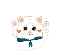 Cat School Sticker