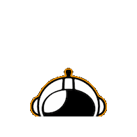 Astronaut Big Air Sticker by Big Air Trampoline Park