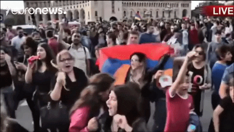 joy armenia GIF by euronews