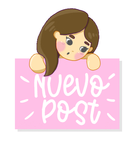 Girl Post Sticker