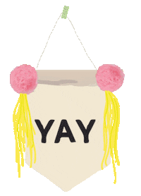 Banner Pompom Sticker by Loome