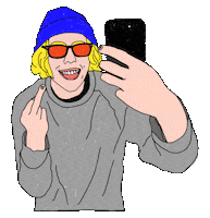 Sunglasses Fuck You Sticker by Jeris Johnson