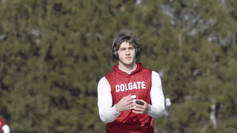 Throwing Warm Up GIF by Colgate Athletics