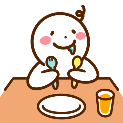 Excited Dinner Sticker