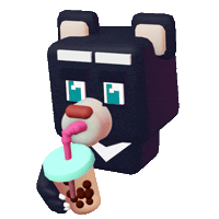 Bubble Tea Bear Sticker by mofa_taiwan