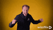 Wizzflix_ happy party laughing yellow GIF