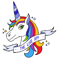 Gay Pride Sticker by theliveapp