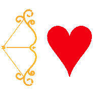 Arrow Love Sticker