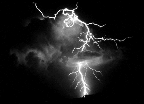 dark lightning GIF