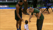 dwight howard player-fan interaction GIF by NBA
