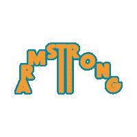 Adirondack Mountains Typography Sticker