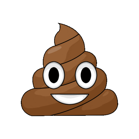 RebelBunnyOfficial giphygifmaker illustration shit poop Sticker