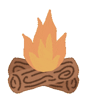 Fire Camping Sticker
