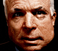 thinks john mccain GIF